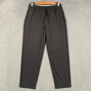 Lululemon Jogger Pant Women's 4 Dark Grey Athleisure Stretch Mid-Rise Tapered